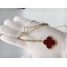 Buy cheap 18k Gold Chain Necklace With Carnelian , Simple Gold Necklace No Diamond from wholesalers