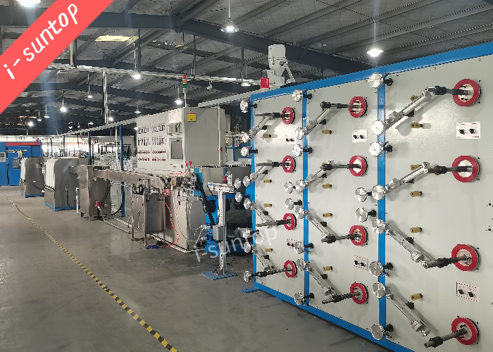 1.1-1.5mm Micro Loose Tube Extrusion Production Line For Micro Air Blown Cable
