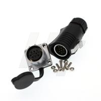 Buy cheap HangTon LP20 5A 10 Pin Connector Waterproof Male Plug Female Panel Mount Socket product