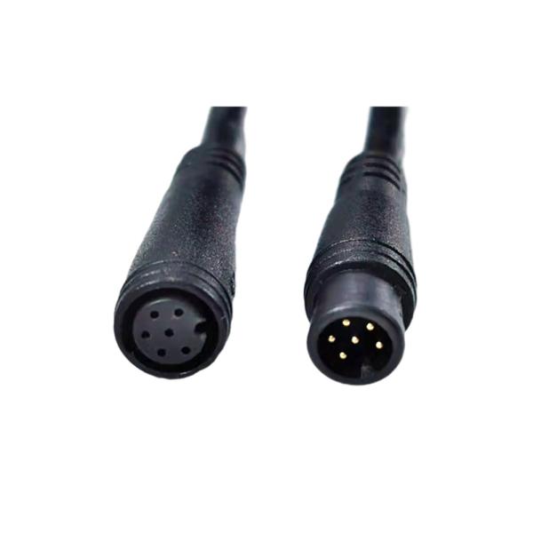 Buy cheap 3Ft Length Male To Female M8 6pin Waterproof Bicycle GPS Positioning Cable PVC Jacket from wholesalers