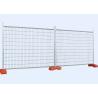 Buy cheap Hot Dipped Galvanized Portable Chain Link Fence Panels 42 Microns from wholesalers