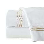 Home Embroidered Bed Sheet Set Bedding Set in National Standards Color Fastness