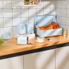 Buy cheap Kitchen Storage Containers Crown Series Metal Bread Bin Set For Tea Coffee And Bread Storage from wholesalers