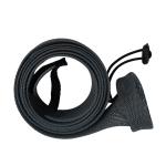 Black Polyester Fishing Rod Sleeve Universal Protection For Freshwater And