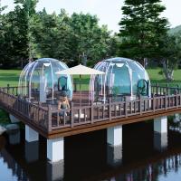 Buy cheap Fire Resistance Bubble Tent Hotel Geodesic See Through Dome Tent product