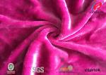 SOLID Velvet Home Decor Fabric , 100% Polyester Shiny Blush Pink Velvet Fabric