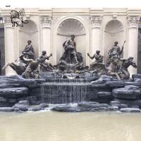 Buy cheap Bronze Trevi Fountain Greek God Poseidon Statue Fontana di Trevi Metal Famous product