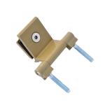 6mm Powder Coating Sauna Door Hinges Brass Silver Finished Original Color