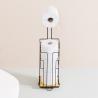 Buy cheap Bathroom Metal Vertical Standing Toilet Tissue Paper Roll Storage Shelf 14.5*14.5*68cm from wholesalers