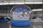 Stock on sale inflatable snow show balls, Christmas snow globe,inflatable