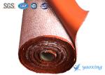 3mm Heat Insulation Silicone Fiberglass Fabric , Silicone Treated Fabric