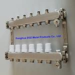 Buy cheap Stainless steel manifolds set for hydronic radiant and under floor heating from wholesalers