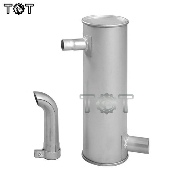 Buy cheap Double Thicken E307 E70B 4D32 Excavator Muffler erpillar Exhaust Parts from wholesalers