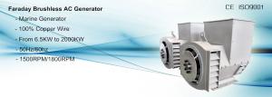 Wholesale Marine AC Brushless Alternator Generator 37.5KVA to 1000KVA from china suppliers