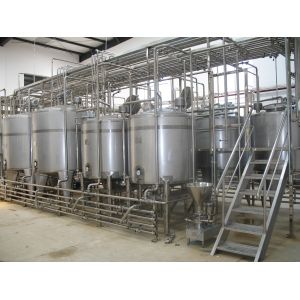 Buy cheap High Quality Complete Yogurt Processing Line SUS304/316 Yogurt Machine With PLC Equipment For Dairy Factory Turnkey Project Solution from wholesalers