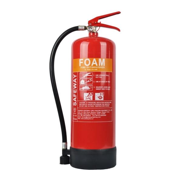 Buy cheap Foam Type 6 Litre Fire Extinguisher Water Mist Cartridge 27 Bar from wholesalers