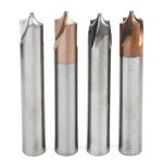 Inner R 2 Flute Milling Cutter HRC55 Degree For Solid Carbide Aluminum