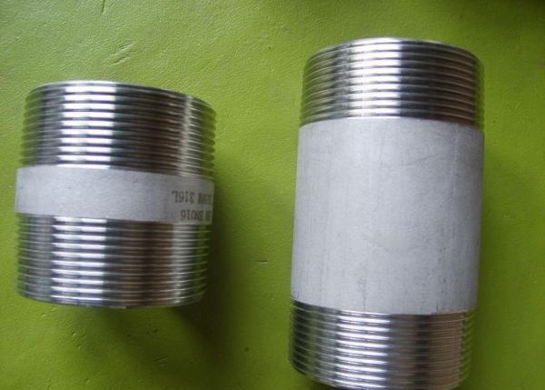 Buy cheap AISI 206/304/316 stainless steel pipe nipples from wholesalers
