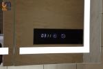 Hotel Bathroom Lighted Mirror Cabinet Aluminum Mirrored Cabinets Medicine