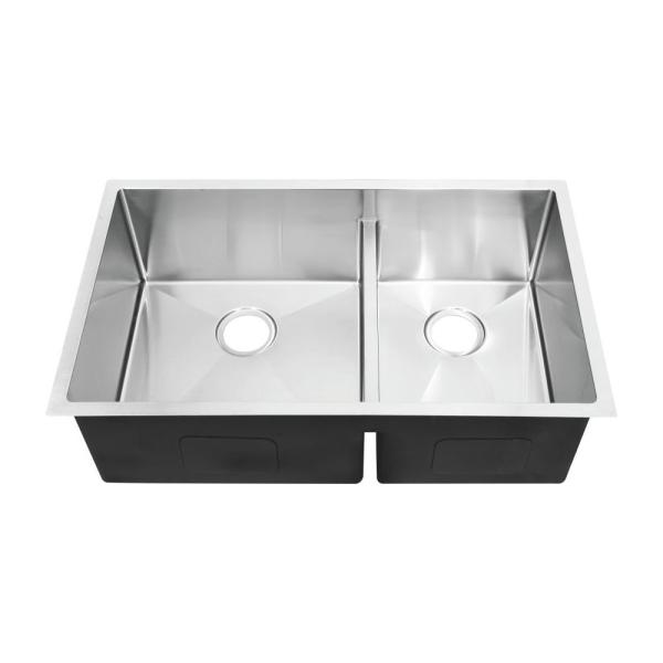 Buy cheap 32 Inch Drop In Undermount Stainless Steel Kitchen Sink With Double Bowl from wholesalers