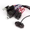 Buy cheap 12V 2.5m LED Light Bar Wiring Harness Kit For Car Black , Red Color from wholesalers