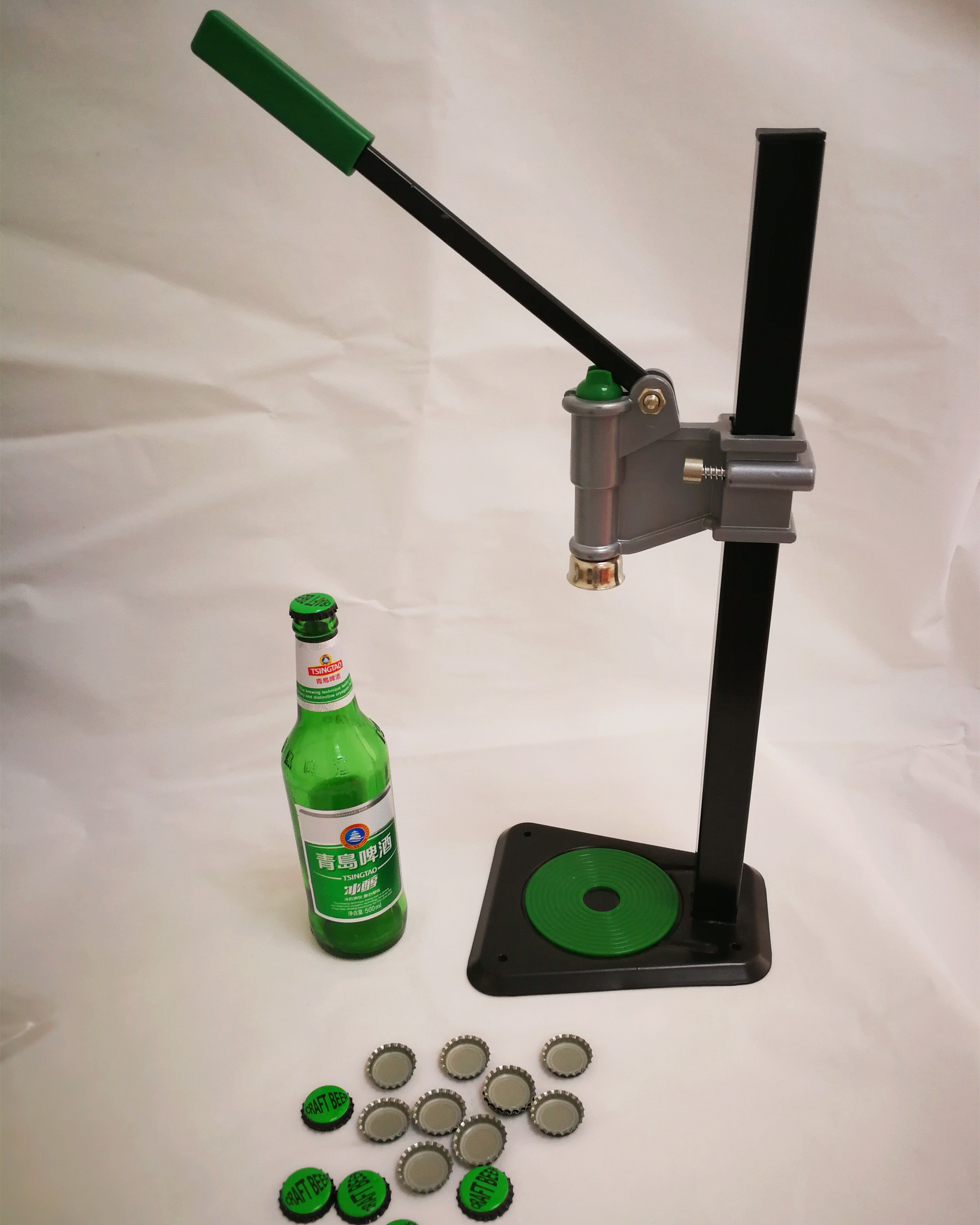 Beer Soda Manual Bottle Capper Hj003 With 500 - 1000 Bottles / H Capacity