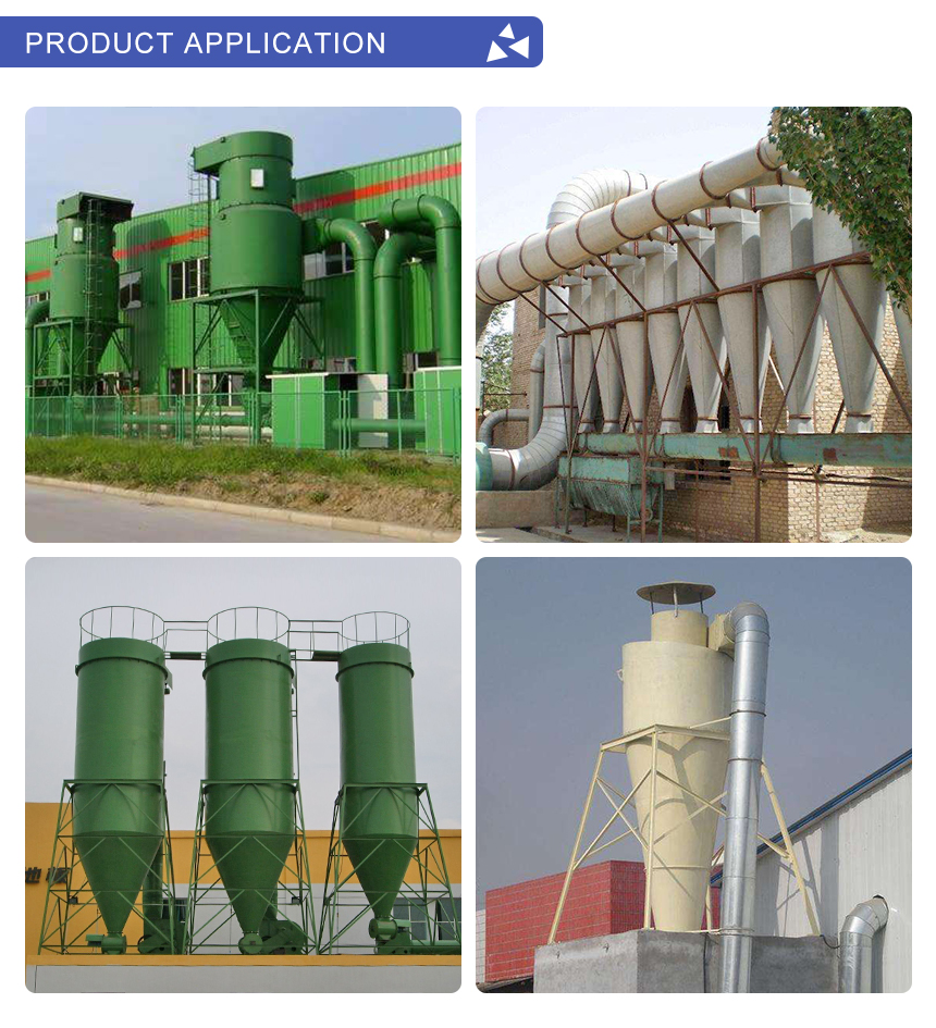 Video Technical Support Cyclone Powder Dust Collector for Customized Dust Elimination