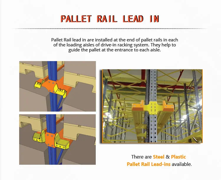 Warehouse Storage Drive In Pallet Racking Powder Coating Heavy Duty Industrial Shelving
