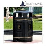 Soft Close 27L T0.8mm Stainless Steel Trash Can