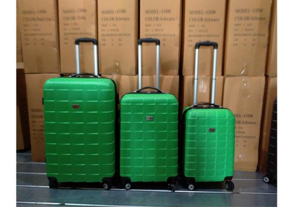 Buy cheap Beautiful ABS Trolley Luggage Bag Set , Aluminum Silver Carry On Trolley Case from wholesalers