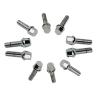 Buy cheap Silver Car Tire Wheel Lug Bolts Radius R13 Ball Seat Apply To BMW Series from wholesalers