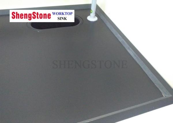 Buy cheap Durable Lab Fume Hood Accessories , White Plenolic / Epoxy Resin Worktop from wholesalers
