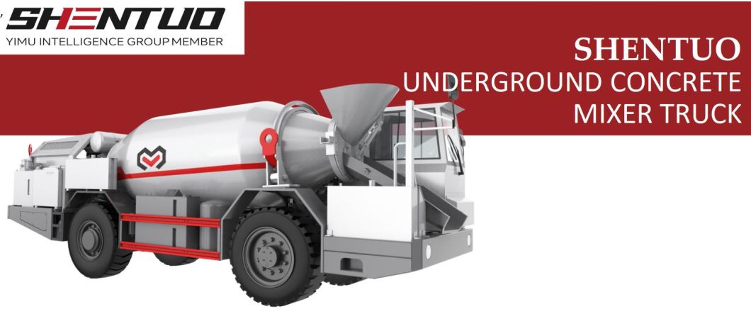 Underground Coal Mining Equipment 6cbm Explosion Proof Concrete Mixer for Sale