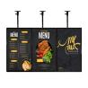 Buy cheap 8mm Ultra Narrow Restaurant Indoor Digital Menu Board For Fast Food Advertising from wholesalers