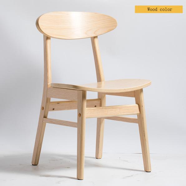 Buy cheap Nordic Dining Chair Solid Wood Modern Minimalist Adult Home Chair Dining Chair Dinette from wholesalers