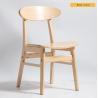 Buy cheap Nordic Dining Chair Solid Wood Modern Minimalist Adult Home Chair Dining Chair Dinette from wholesalers