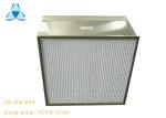 Professional Deep Pleated H13 Hepa Air Filter 0.3 Um Paper Foil For Clean Room