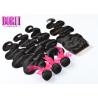 Buy cheap Natural Color Virgin Peruvian Human Hair Remy Hair Extensions Machine Double Weft from wholesalers