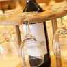 Buy cheap Modern Bamboo Wood Hanging Wine Rack Natural Color 20-50mm Thickness from wholesalers