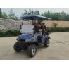 Buy cheap New Lifted Blue Electric Golf Cart With Disc Brake And Lithium Battery Max Speed 35km/H Road Legal from wholesalers