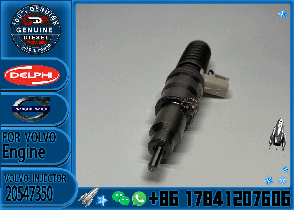 Manufacturer Supply Factory Direct Volvo Engine Common Rail Injector 20547350 85000416 Ex631016 Injector
