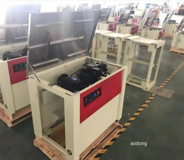 Buy cheap Electric Carton Box Strapping Machine 0.34KVA Power Consumption from wholesalers