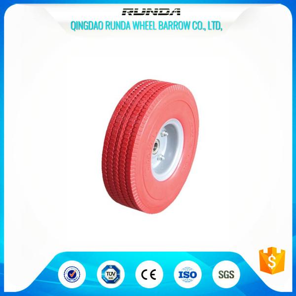 Buy cheap Tubeless Trolley Foam Filled Wheelbarrow Tires 6204 Bearing 16mm Inner Hole from wholesalers