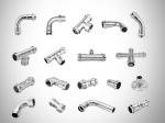 M Type / V Type Press Fit Fittings Polishing Stainless Steel Plumbing Fittings