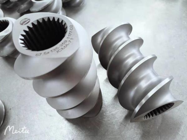 Buy cheap SUS630 Extruder Screw Elements , Twin Screw Extruder Parts Conveying Element from wholesalers