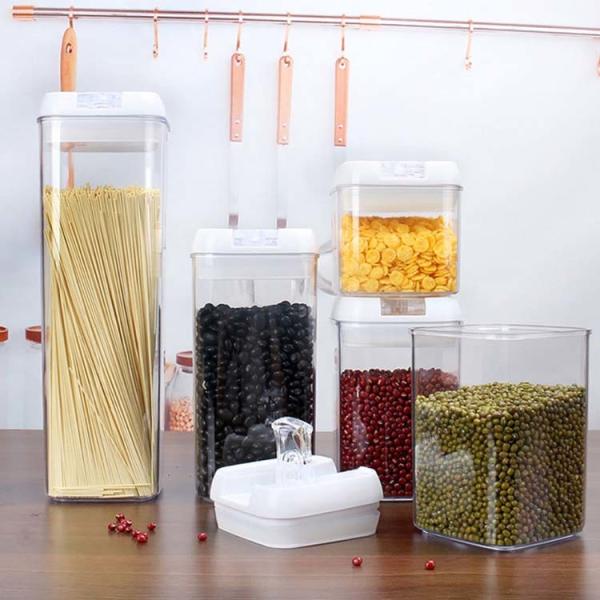Buy cheap 7 Pieces Pantry Food Container Sets Eco Friendly Transparent Stackable from wholesalers
