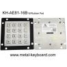 Buy cheap PS/2 4X4 Layout Ruggedized Metal Keypad FCC For Kiosk from wholesalers