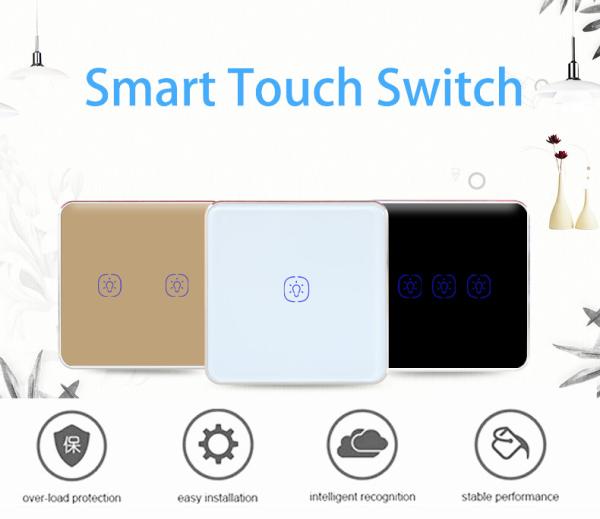 Buy cheap ABS Four Gang Tuya Smart Switch 600W 3 Gang Remote Control Light Switch from wholesalers