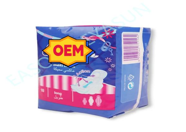Buy cheap Highly Absorbent Ladies Sanitary Napkins with Cotton Material 155/180/240/290/330 from wholesalers
