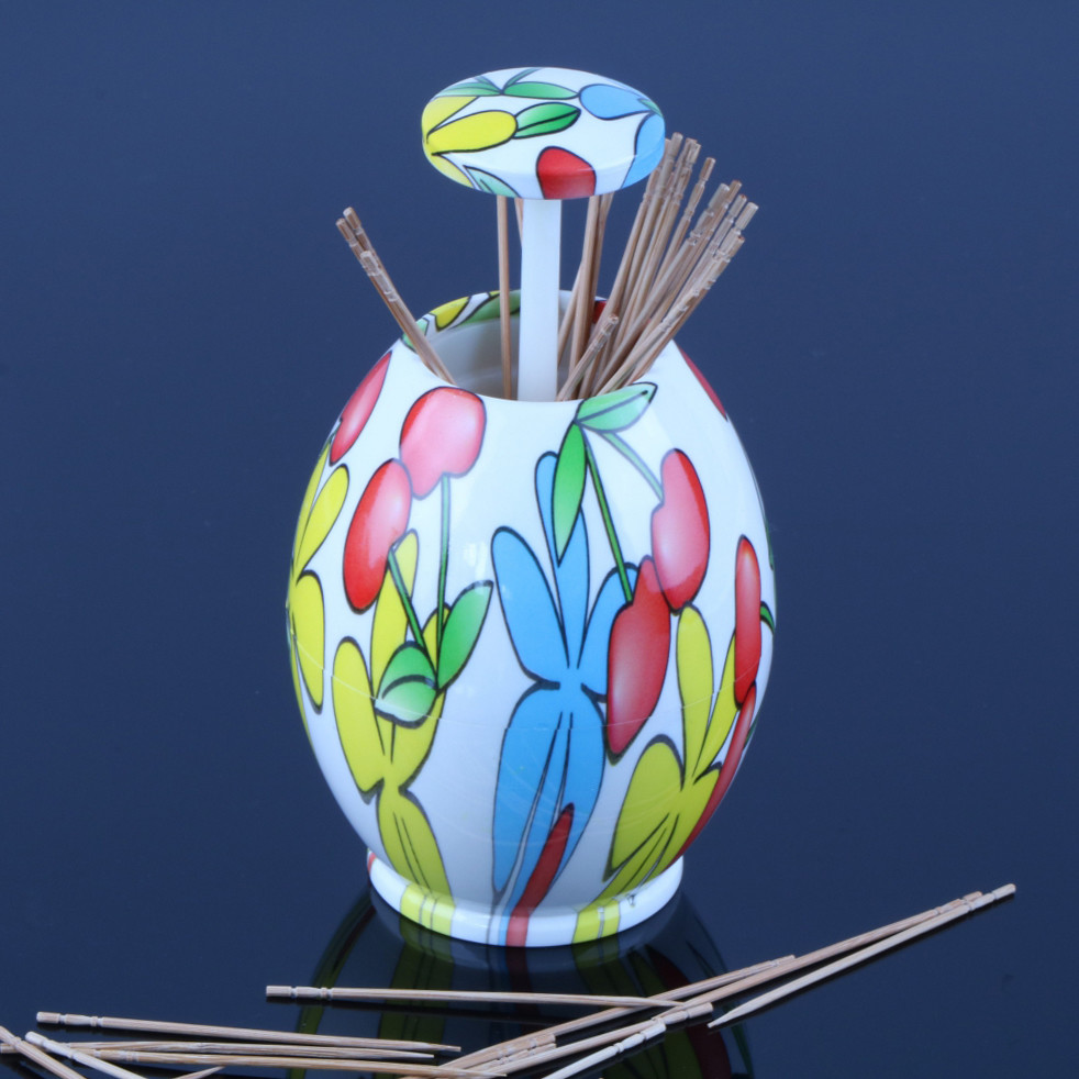 10cm Height Modern Abs Plastic Toothpick Holder Storage Box